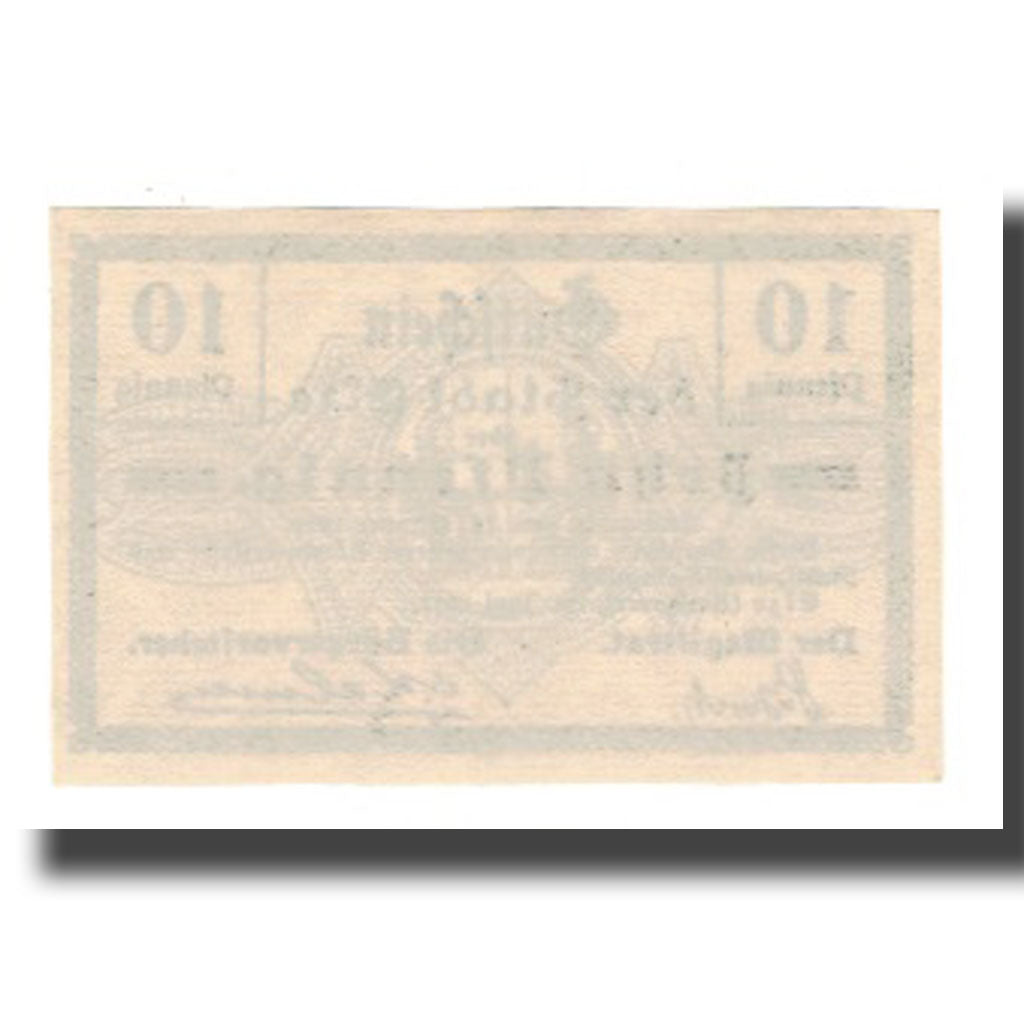 Geldschein, Deutschland, Elze Stadt, 10 Pfennig, N.D, 1919, 1919-10-15, VZ