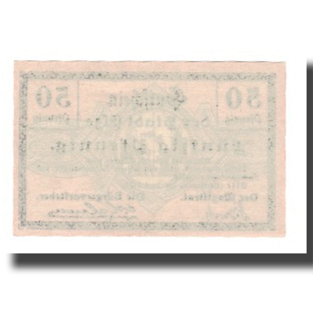 Banconote, Germania, Elze Stadt, 50 Pfennig, N.D, 1919, 1919-10-15, SPL-