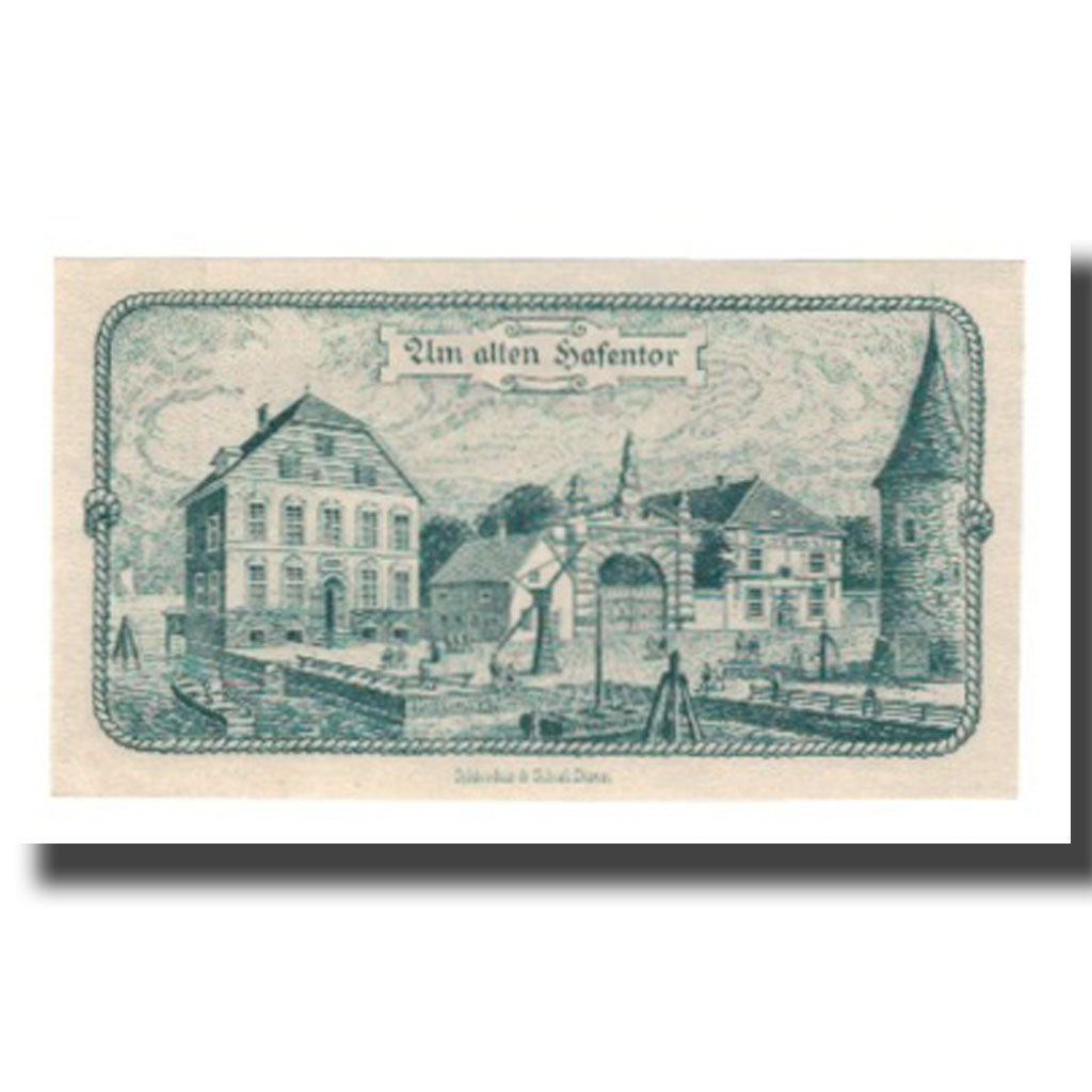 Nota, Alemanha, Emden Stadt, 25 Pfennig, Port, 1920 (1921), AU(55-58)