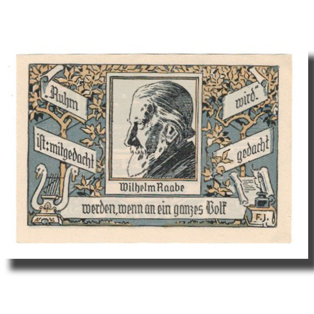 Billete, Alemania, Eschershausen Stadt, 1 Mark, portrait, 1922, 1922-07-01, EBC