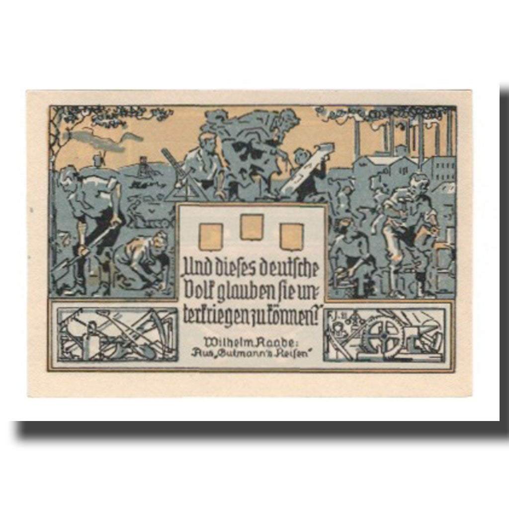 Banknote, Germany, Eschershausen Stadt, 2 Mark, personnage, 1922, 1922-07-01