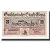 Banconote, Germania, Esens Stadt, 25 Pfennig, texte 1, undated (1920), BB