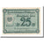 Banconote, Germania, Göttingen Handelskammer, 25 Pfennig, texte 1, 1917