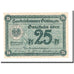 Banconote, Germania, Göttingen Handelskammer, 25 Pfennig, texte 1, 1917