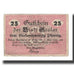 Banconote, Germania, Goslar Stadt, 25 Pfennig, N.D, 1920, 1921-05-01, MB+