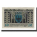 Banconote, Germania, Goslar Stadt, 10 Pfennig, personnage, 1920, 1920-06-01