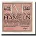 Banknote, Germany, Hameln Stadt, 1 Mark, personnage 1, 1921, 1921-06-01
