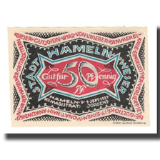 Banconote, Germania, Hameln Stadt, 50 Pfennig, personnage, 1921, 1921-09-01