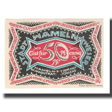 Geldschein, Deutschland, Hameln Stadt, 50 Pfennig, Rats, 1921, 1921-09-01, VZ
