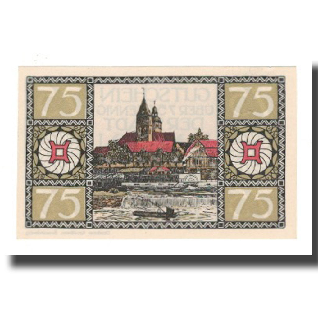 Banconote, Germania, Hameln Stadt, 75 Pfennig, paysage, 1921, 1921-09-01, SPL-