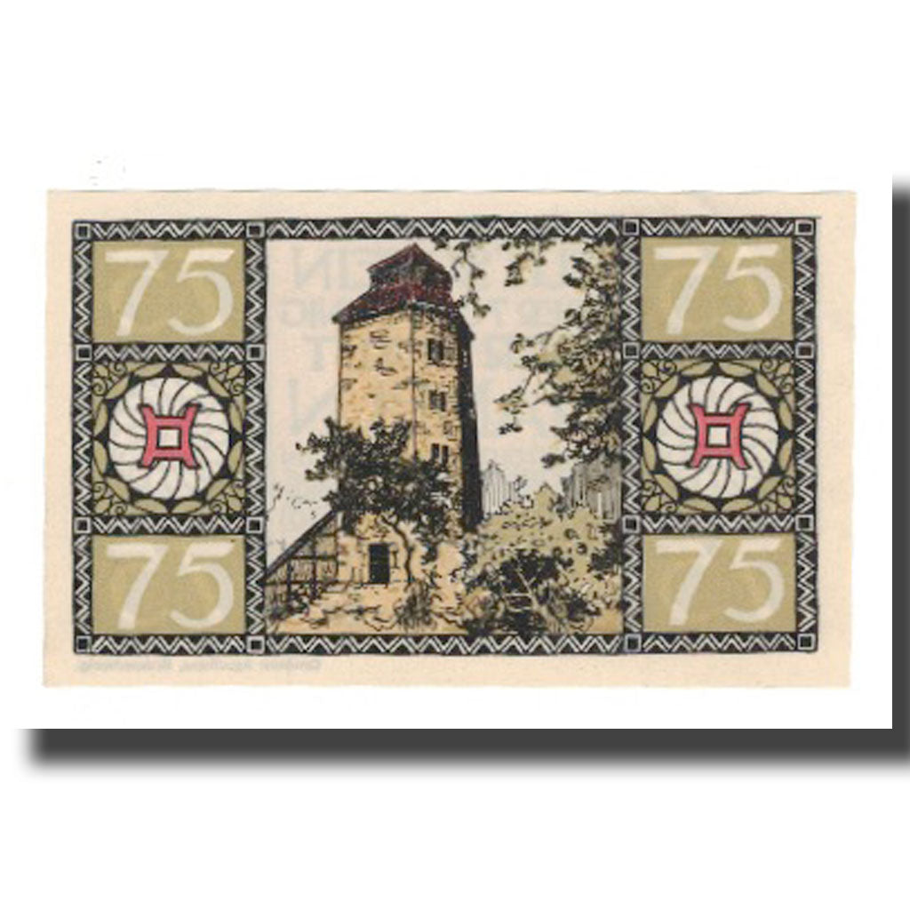 Banknote, Germany, Hameln Stadt, 75 Pfennig, Batiment, 1921, 1921-09-01