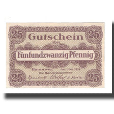Banknote, Germany, Hannover Handelskammer, 25 Pfennig, Texte 7, 1919