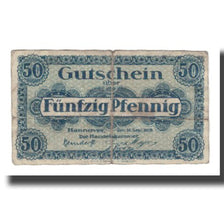 Banknote, Germany, Hannover Handelskammer, 50 Pfennig, texte 1, 1919