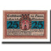 Banknote, Germany, Hann. Münden Creditbank e.G.m.b.H., 25 Pfennig, tour 1