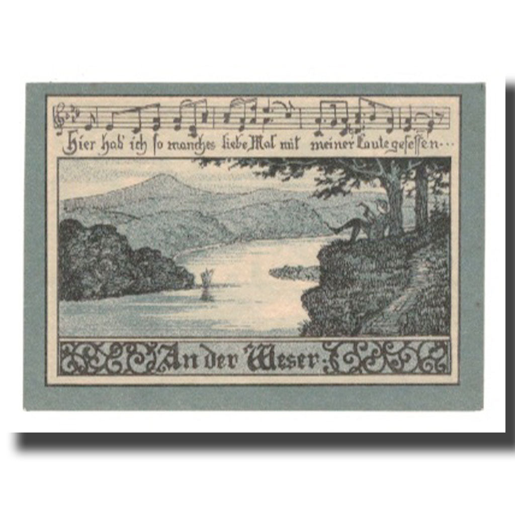 Banknote, Germany, Hann. Münden Stadt, 1.25 Mark, Rivière, 1922, AU(55-58)
