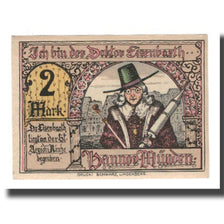 Geldschein, Deutschland, Hann. Münden Stadt, 2 Mark, personnage, 1922, VZ