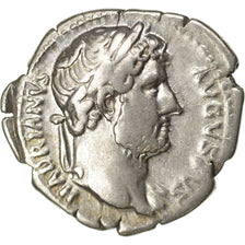 Moneta, Hadrian, Denarius, BB+, Argento, Cohen:461