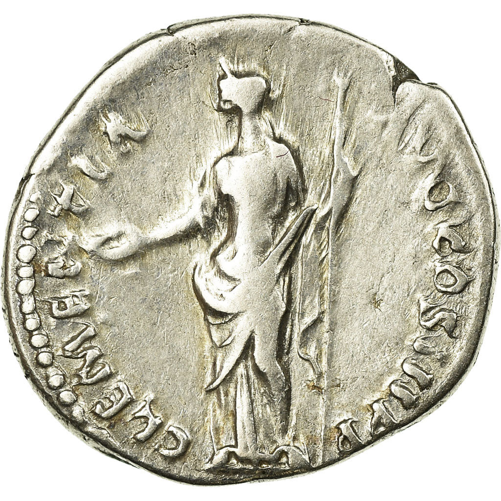 Moneta, Hadrian, Denarius, Rome, EF(40-45), Srebro, Cohen:218