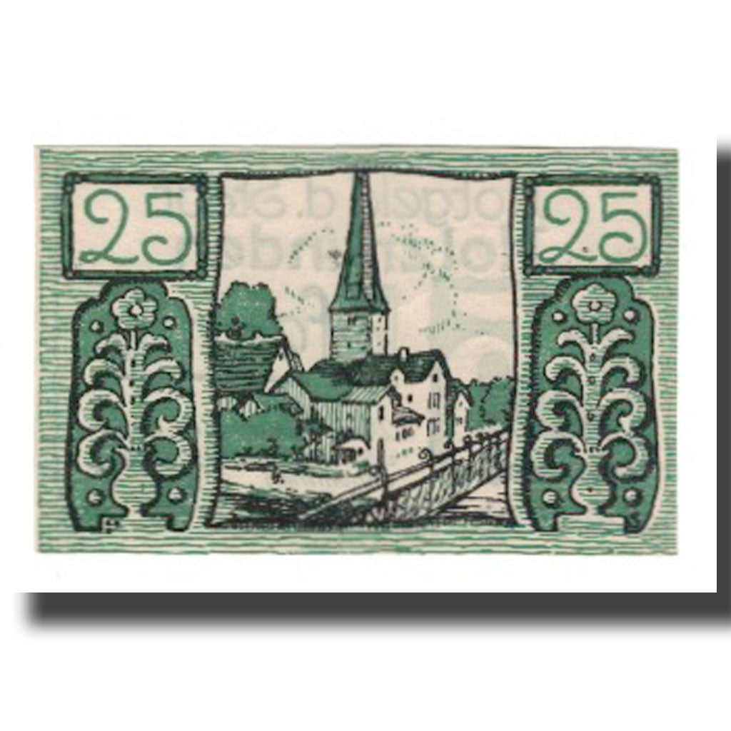 Banknote, Germany, Holzminden Stadt, 25 Pfennig, Eglise, 1922, 1922-05-01