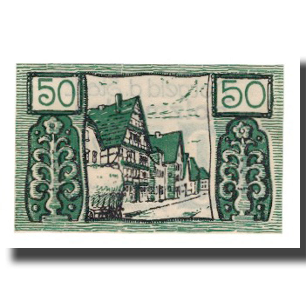 Banknote, Germany, Holzminden Stadt, 50 Pfennig, rue 1, 1922, 1922-05-01
