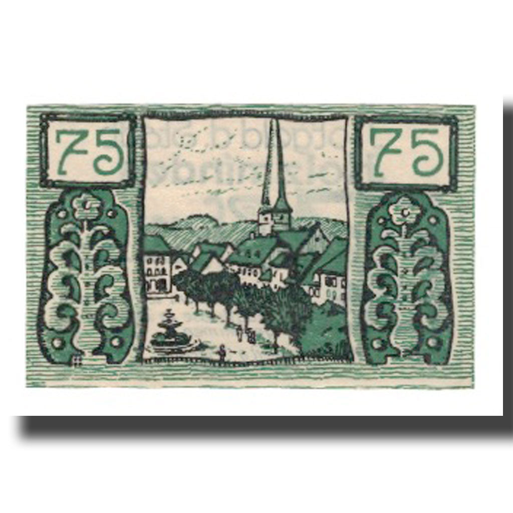 Banknote, Germany, Holzminden Stadt, 75 Pfennig, village, 1922, 1922-05-01