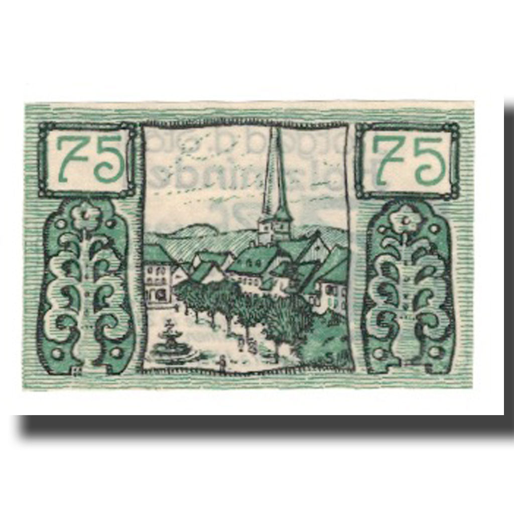 Banknote, Germany, Holzminden Stadt, 75 Pfennig, village 1, 1922, 1922-05-01