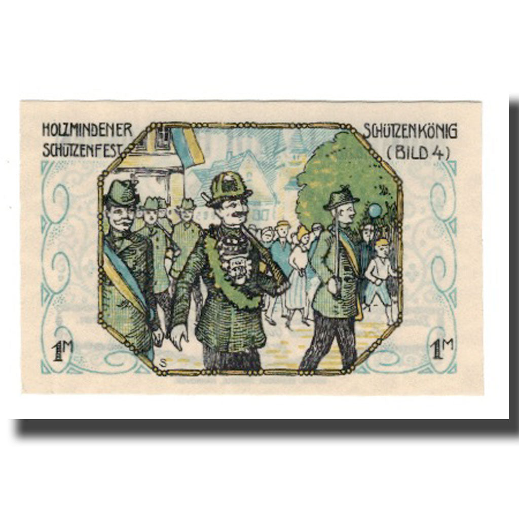 Banknote, Germany, Holzminden Stadt, 1 Mark, personnage 3, 1922, 1922-05-01