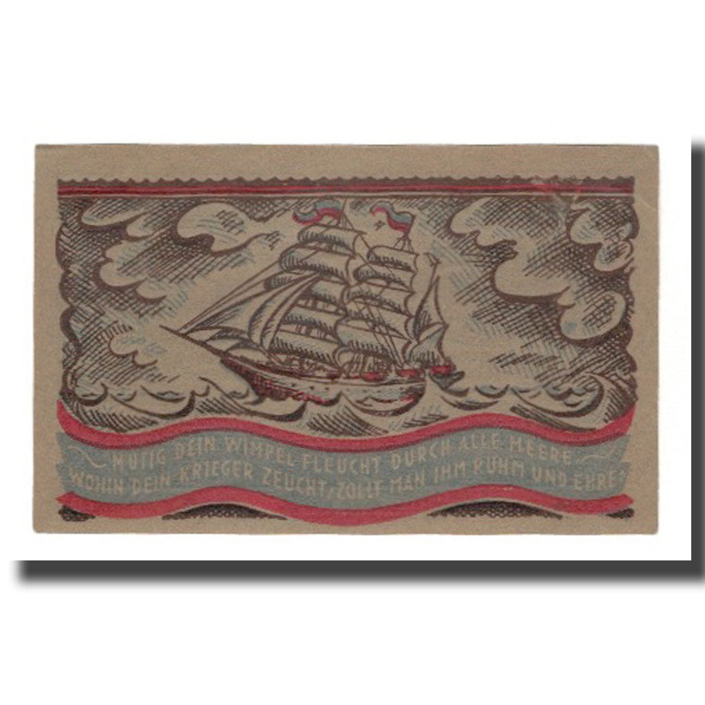 Banconote, Germania, Oldenburg i.O. Handelskammer, 50 Pfennig, Navire 2, 1921