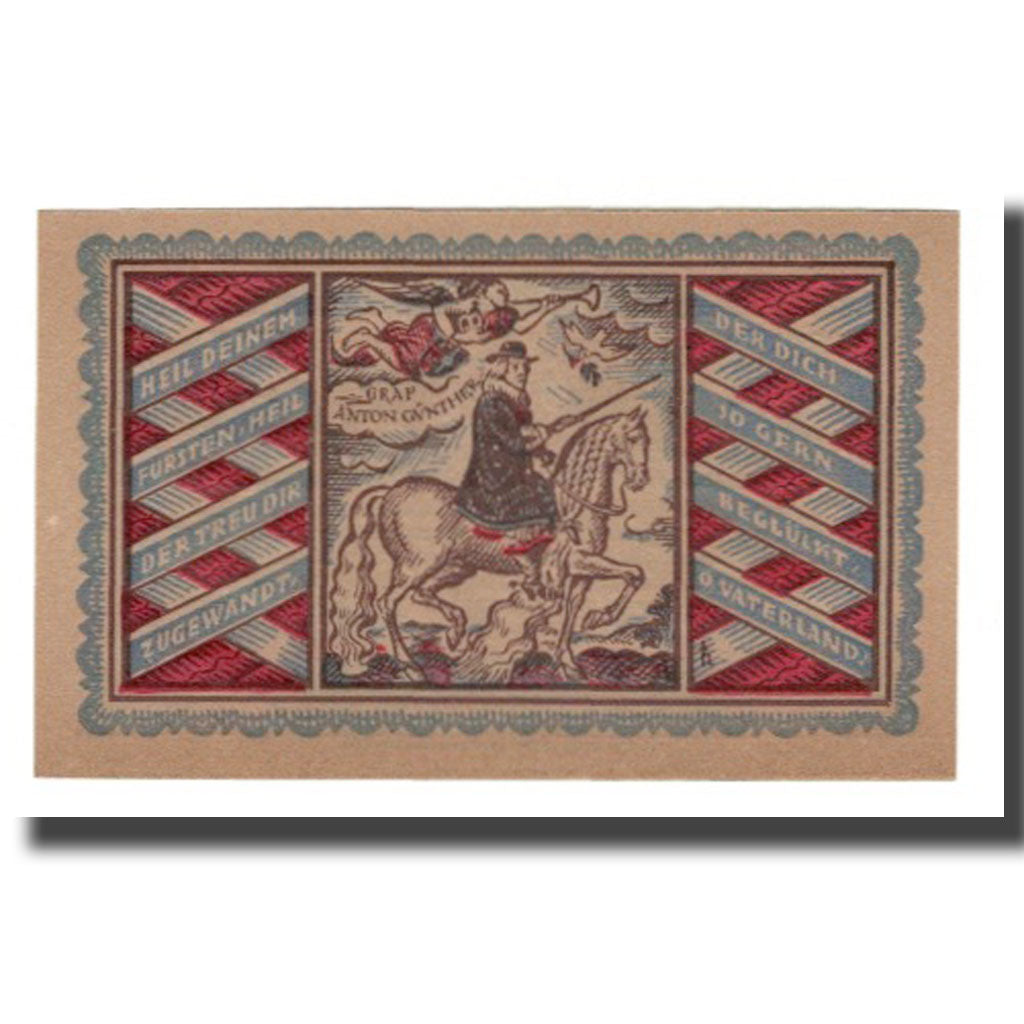 Biljet, Duitsland, Oldenburg i.O. Handelskammer, 50 Pfennig, cavalier, 1921