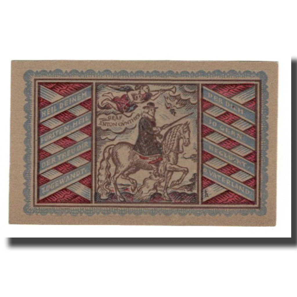 Banknote, Germany, Oldenburg i.O. Handelskammer, 50 Pfennig, cavalier 1, 1921