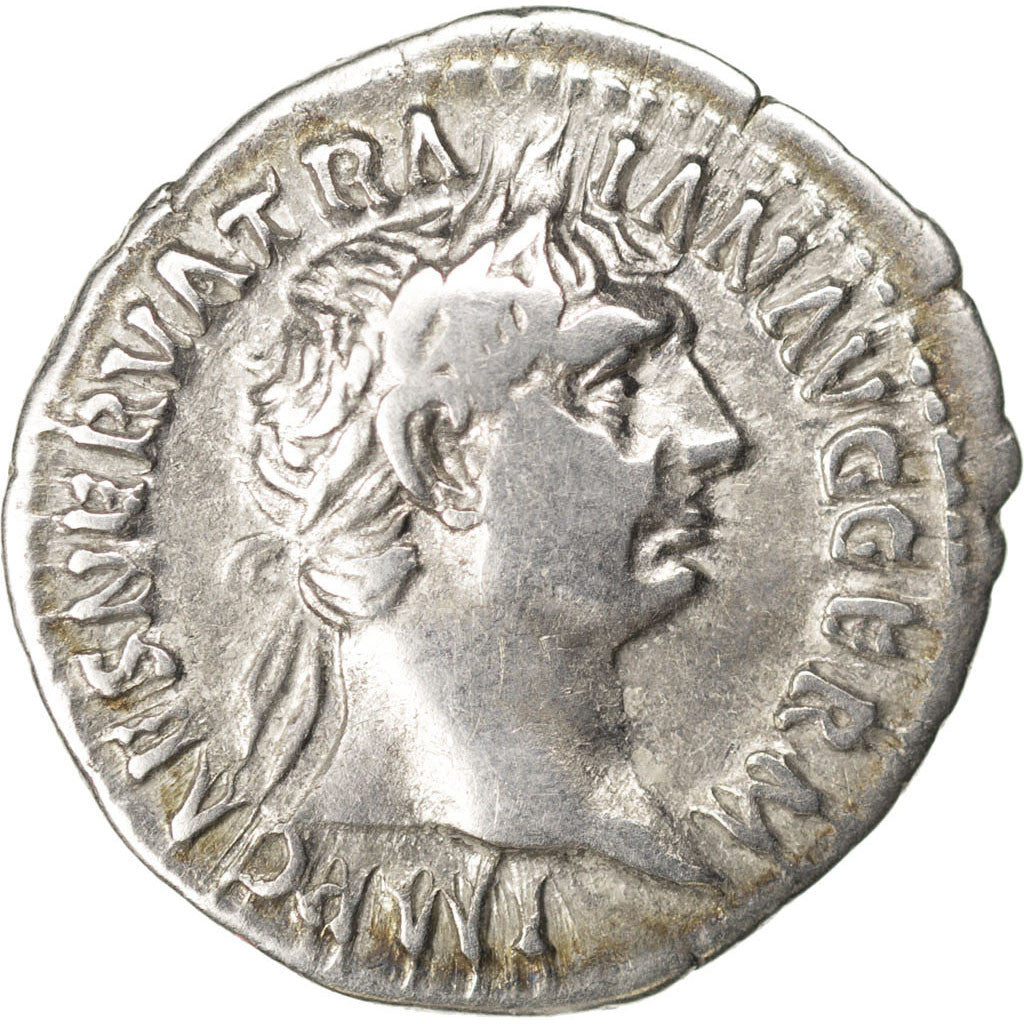 Trajan, Denarius, AU(50-53), Silver, Cohen #2214, 3.30