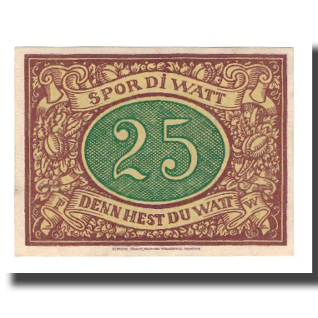 Banknote, Germany, Schneverdingen Sparkasse, 25 Pfennig, valeur faciale 1, 1922