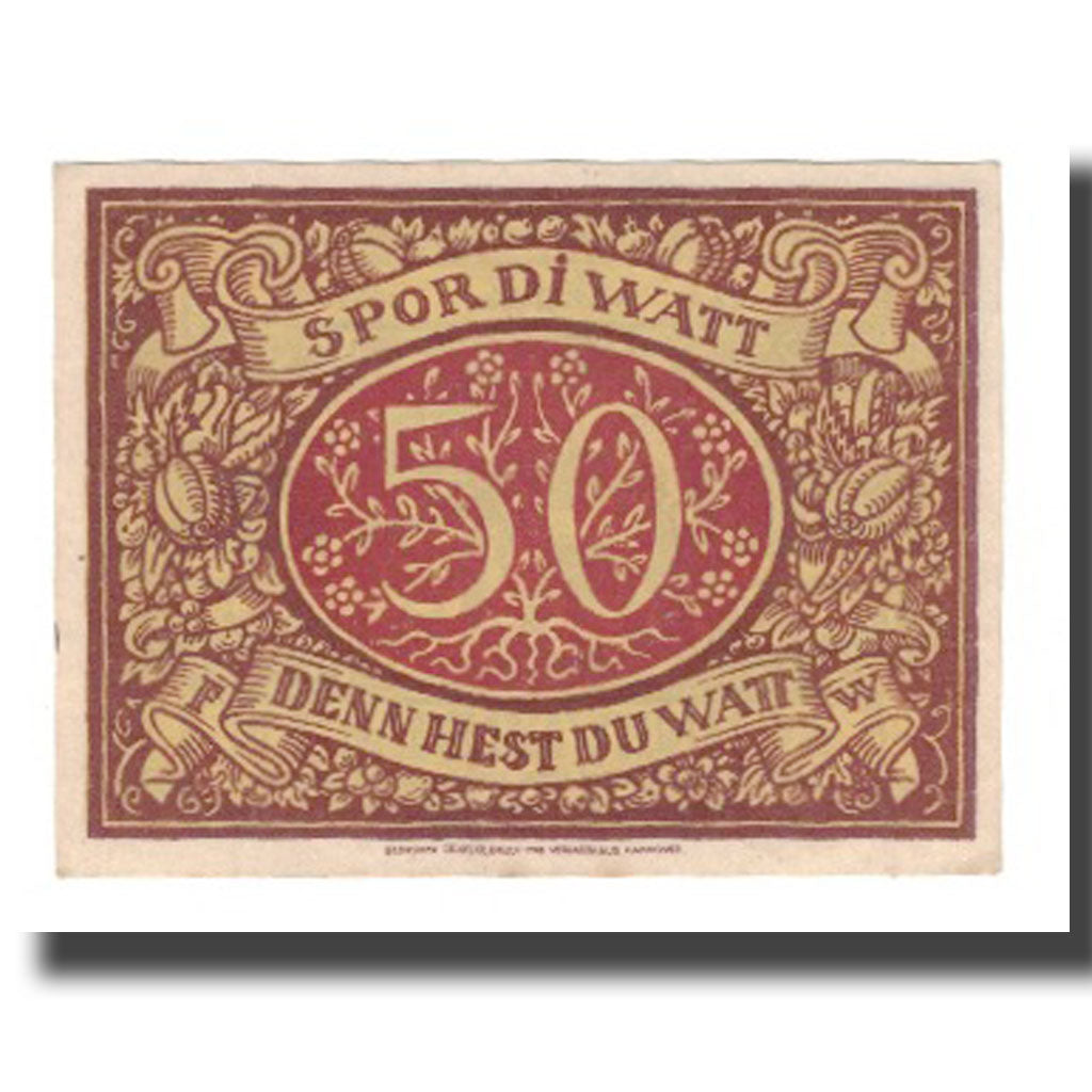 Banconote, Germania, Schneverdingen Sparkasse, 50 Pfennig, valeur faciale 2