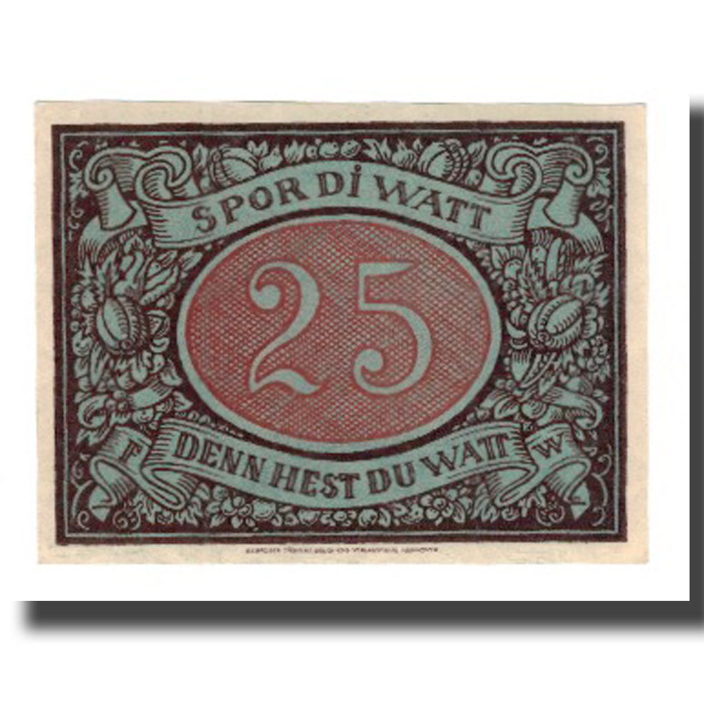 Banconote, Germania, Schneverdingen Sparkasse, 25 Pfennig, valeur faciale 1