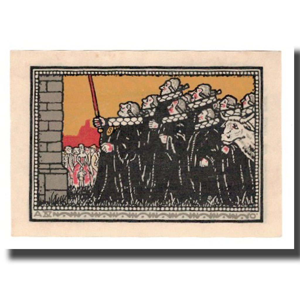 Banknote, Germany, Schöppenstedt Stadt, 50 Pfennig, personnage 3, 1921