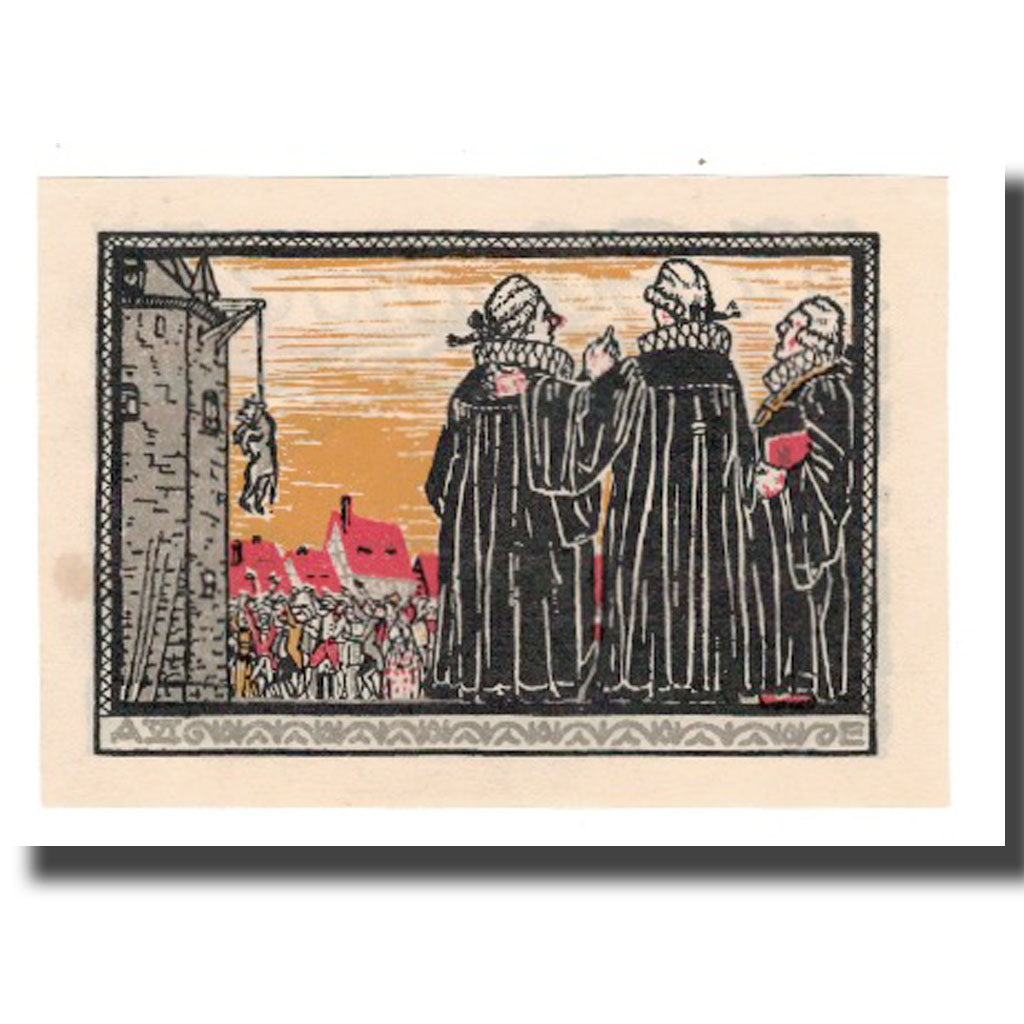 Banknote, Germany, Schöppenstedt Stadt, 50 Pfennig, personnage 4, 1921