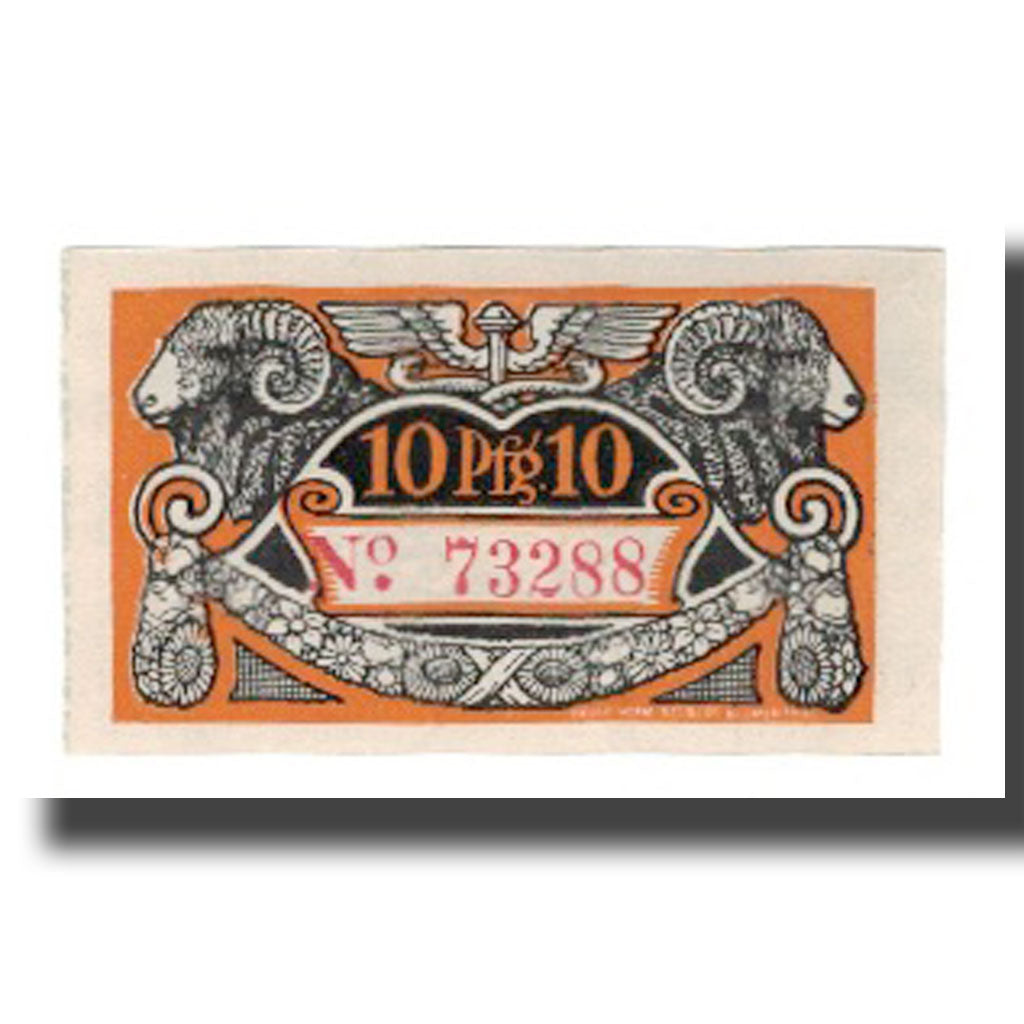Banconote, Germania, Blumenthal Gemeinde, 10 Pfennig, valeur faciale 2, 1920