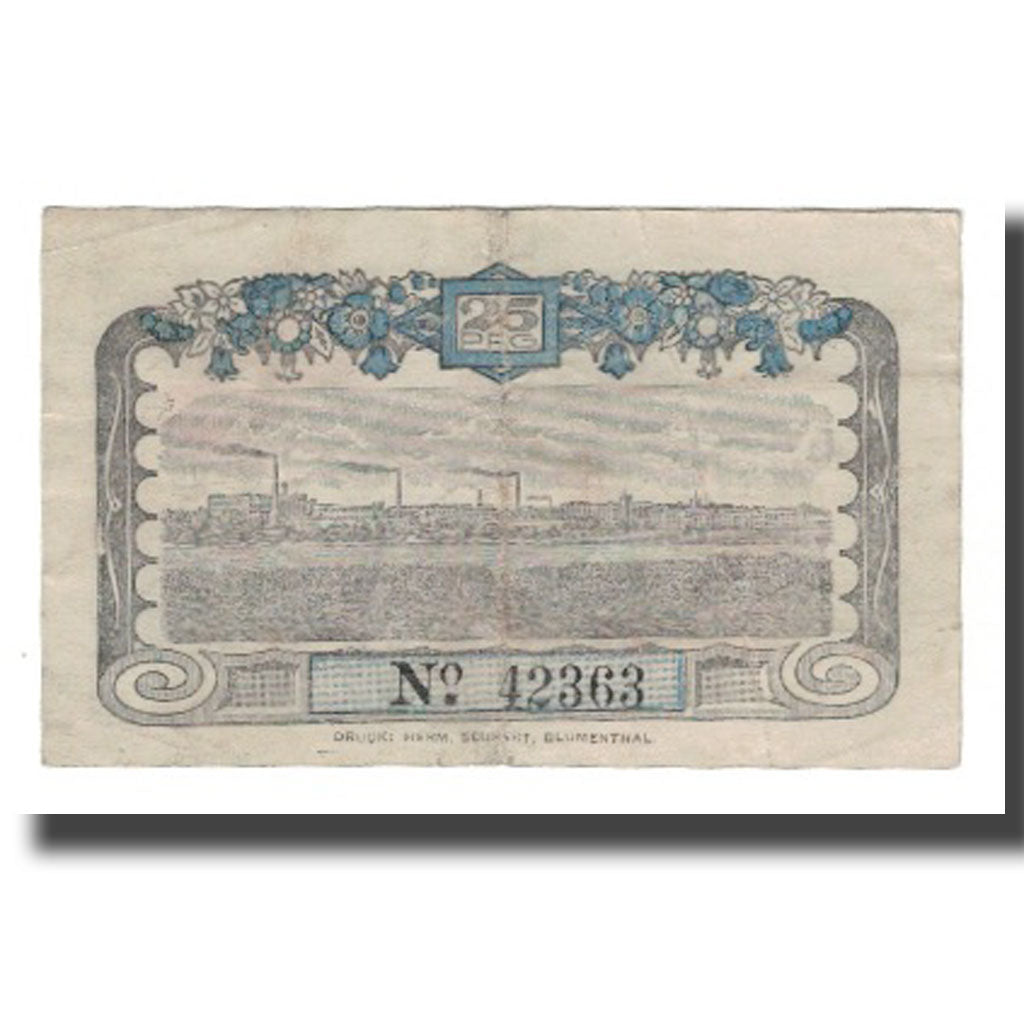 Banknote, Germany, Blumenthal Gemeinde, 25 Pfennig, paysage 1, 1920, 1920-08-23