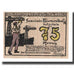 Banconote, Germania, Blumenthal Gemeinde, 75 Pfennig, personnage, 1921