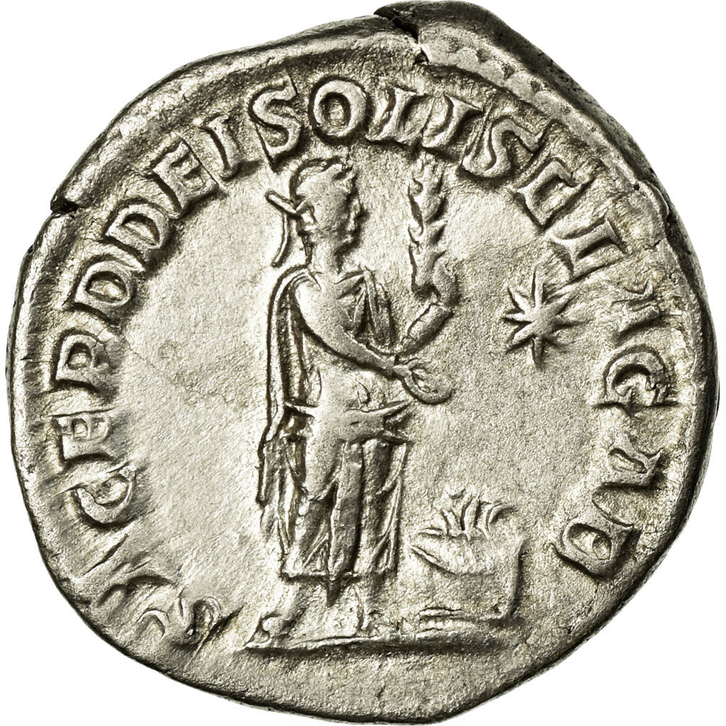 Coin, Elagabalus, Denarius, 218-222, Roma, AU(50-53), Silver, Cohen:59