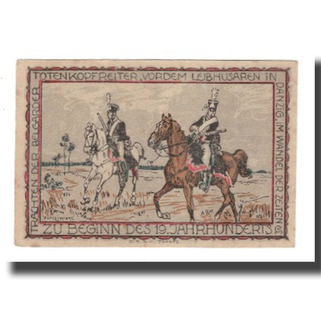 Banconote, Germania, Belgard a. Persante Stadt, 50 Pfennig, personnage 3, SPL-