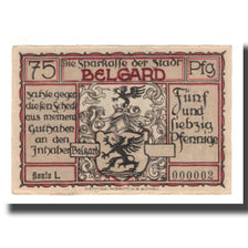 Banknote, Germany, Belgard a. Persante Stadt, 75 Pfennig, personnage 1