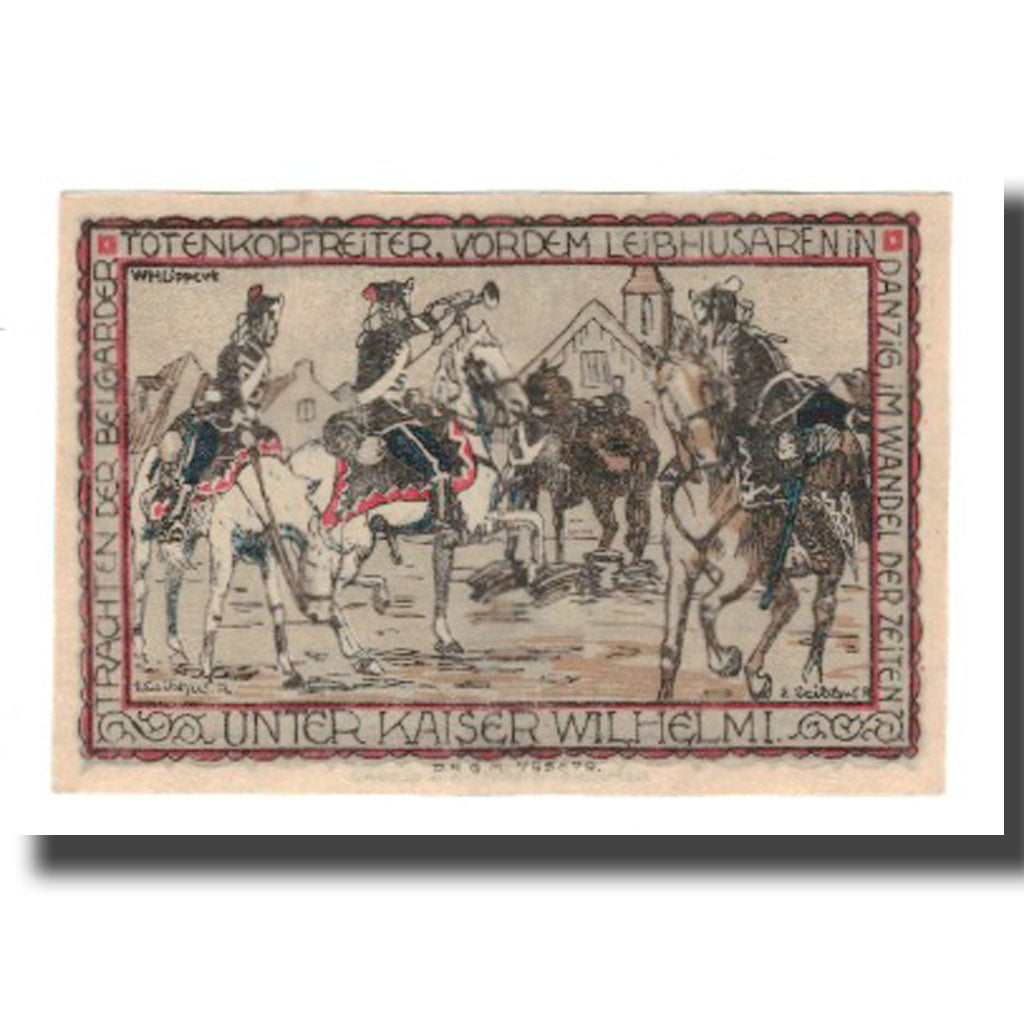 Banknote, Germany, Belgard a. Persante Stadt, 75 Pfennig, personnage 2