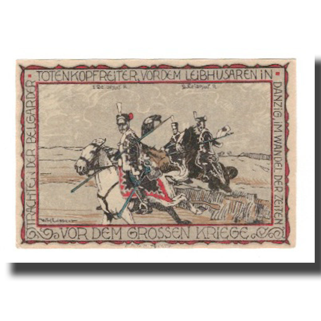 Banknote, Germany, Belgard a. Persante Stadt, 1 Mark, personnage, AU(55-58)