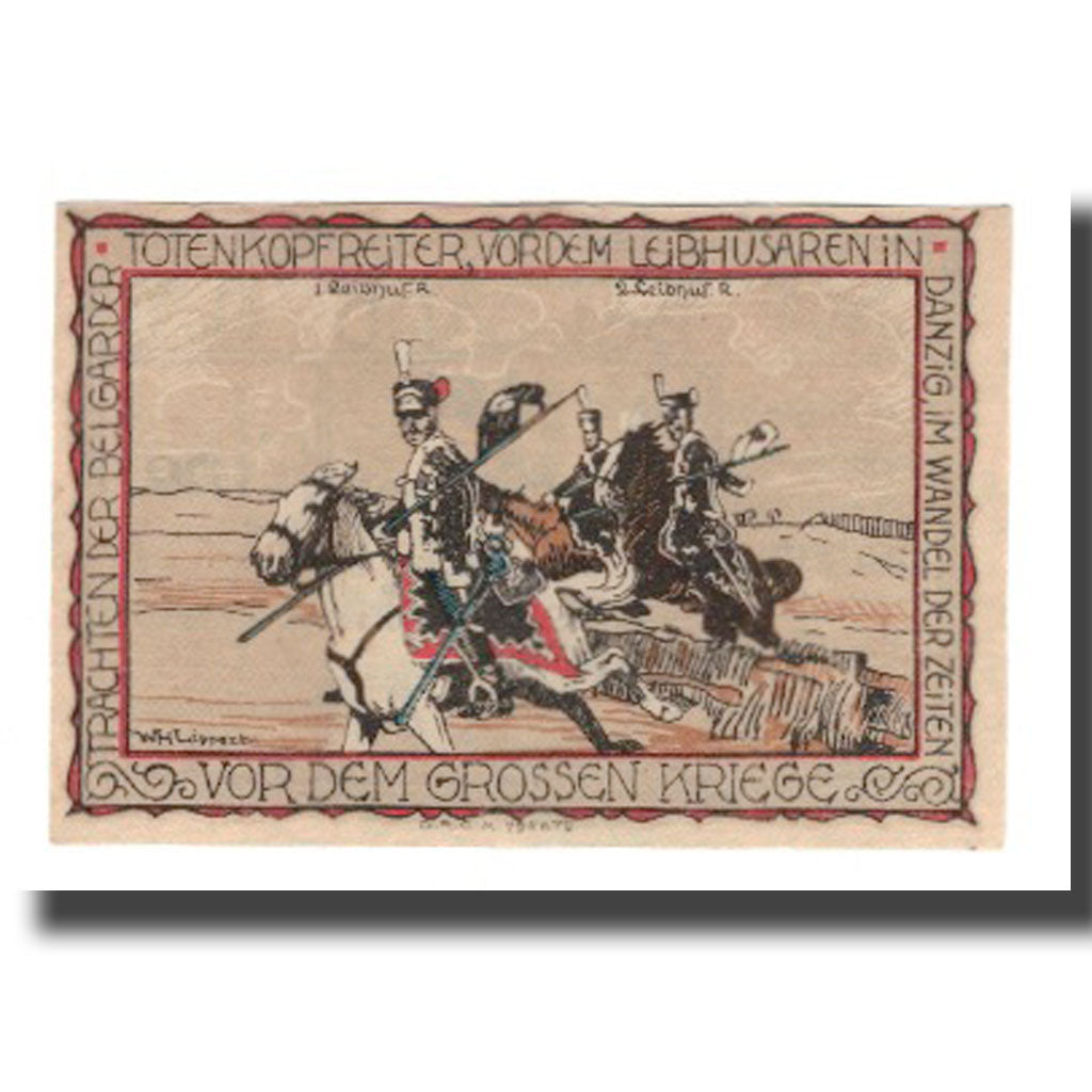 Banknote, Germany, Belgard a. Persante Stadt, 1 Mark, personnage 2, AU(55-58)
