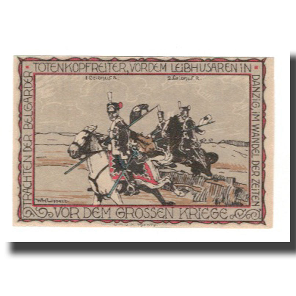 Banconote, Germania, Belgard a. Persante Stadt, 1 Mark, personnage 3, SPL-