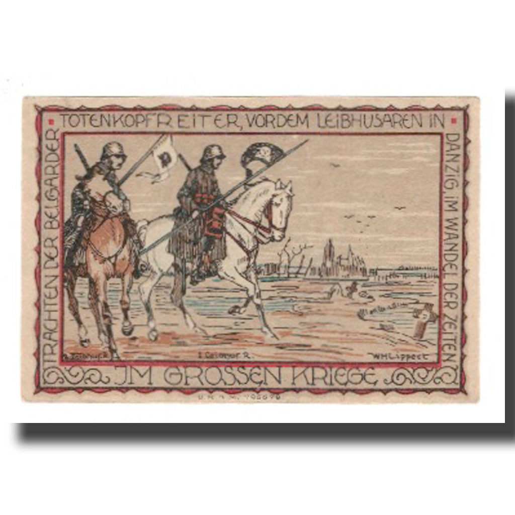 Banconote, Germania, Belgard a. Persante Stadt, 2 Mark, personnage, SPL-