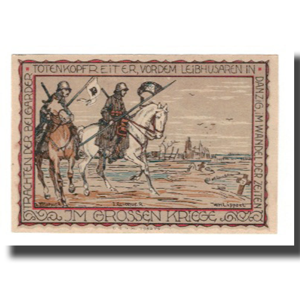 Banknote, Germany, Belgard a. Persante Stadt, 2 Mark, personnage 2, AU(55-58)