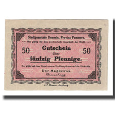 Banknote, Germany, Demmin Stadt, 50 Pfennig, N.D, undated (1920), AU(55-58)