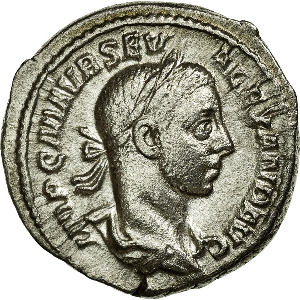Moneta, Severus Alexander, Denarius, AU(50-53), Srebro, Cohen:23